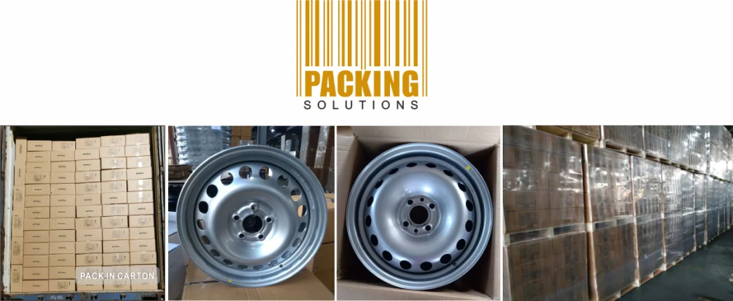 H&T Wheel 676c01t-S 16 Inch 16X6.5 PCD 6X130 Silver Painting Steel Wheel Rim for Truck